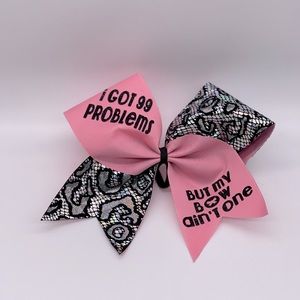 CHEER HAIR CUSTOM GROSGRAIN BOW